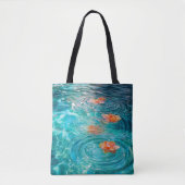 Tote Bag Fleurs flottant sur l'eau (Devant)