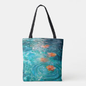 Tote Bag Fleurs flottant sur l'eau (Dos)