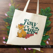 Tote Bag Fleurs Foxy Cute