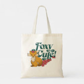 Tote Bag Fleurs Foxy Cute (Dos)