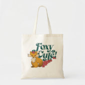 Tote Bag Fleurs Foxy Cute (Devant)