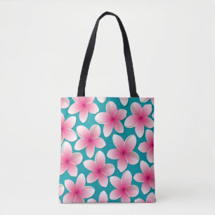 Tote Bag Fleurs frangipani/Plumeria