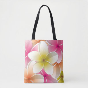 Tote Bag Fleurs frangipani/Plumeria