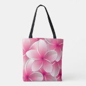 Tote Bag Fleurs frangipaniennes lumineuses (Dos)