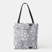 Tote Bag Fleurs inspirées 2 (Dos)