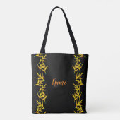 Tote Bag Fleurs jaunes (Dos)