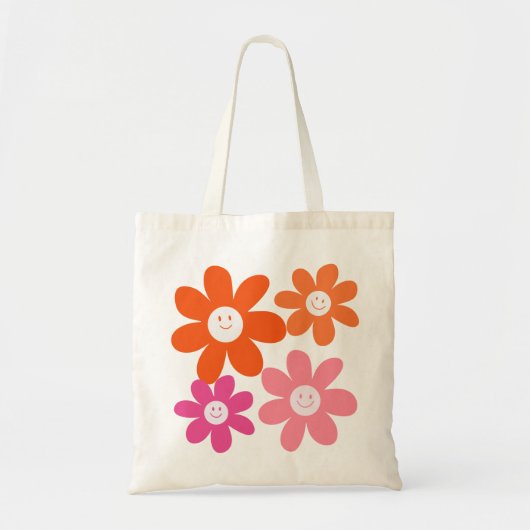 Tote Bag Fleurs jolies Filles (Devant)