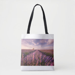 Tote Bag Fleurs   Lavande Sud France
