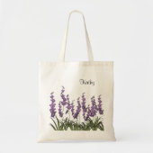 Tote Bag Fleurs Lilac (Devant)
