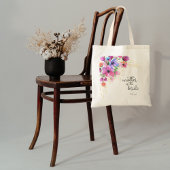 Tote Bag Fleurs lumineuses et Mère d'or de la mariée