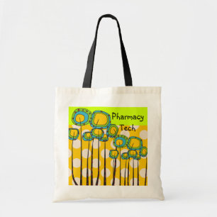 Tote Bag Fleurs lunatiques de Fourre-tout de technologie de