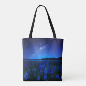 Tote Bag Fleurs | Lupines fleurissant à Night Lake Tekapo (Dos)