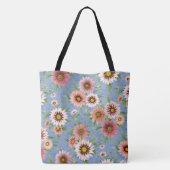 Tote Bag Fleurs marguerites (Dos)