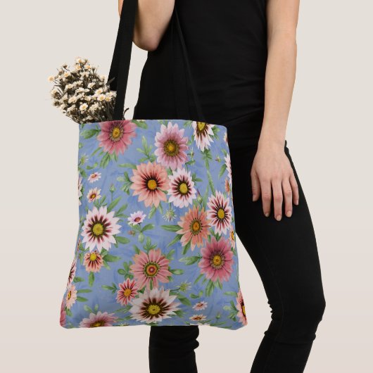Tote Bag Fleurs marguerites (De près)