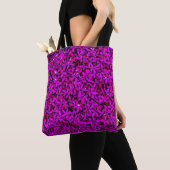 Tote Bag Fleurs Mignonnes Violettes (De près)