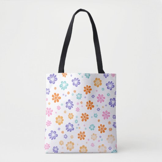 Tote Bag Fleurs minuscules (Devant)