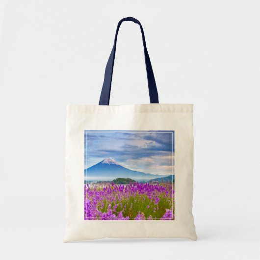 Tote Bag Fleurs | Mont Fugi Japon (Devant)