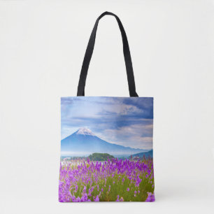 Tote Bag Fleurs   Mont Fugi Japon