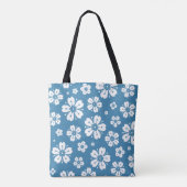 Tote Bag Fleurs Motif 5 (Dos)