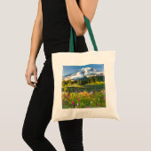 Tote Bag Fleurs | Mt. Rainier Fleurs sauvages (Devant (produit))