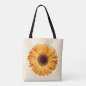 Tote Bag Fleurs | Orange Gerbera (Dos)