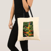 Tote Bag Fleurs oranges de latispathia de Haliconia (Devant (produit))