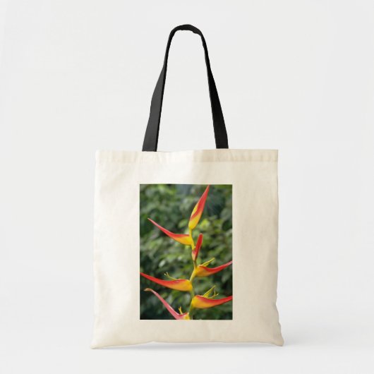 Tote Bag Fleurs oranges de latispathia de Haliconia (Devant)