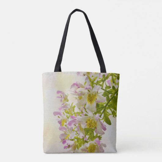 Tote Bag Fleurs papillons (Dos)