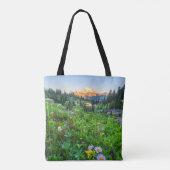 Tote Bag Fleurs | Parc national du Mont Rainier (Dos)