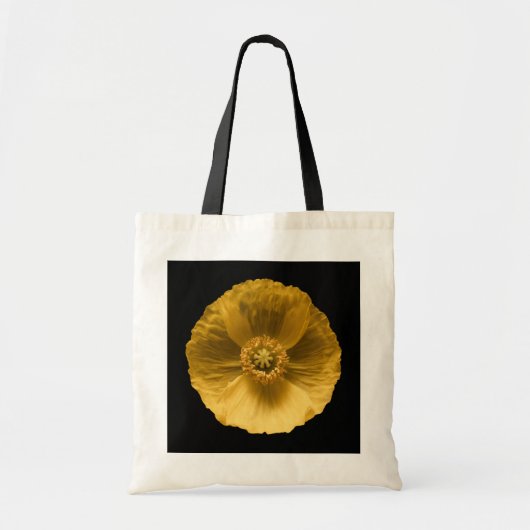 Tote Bag Fleurs | Pavot jaune (Devant)