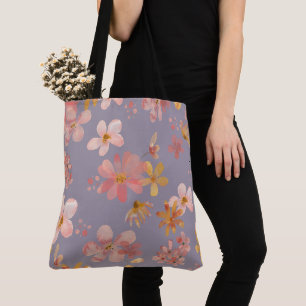 Tote Bag Fleurs peintes