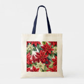 Tote Bag Fleurs Poinsettia (Dos)