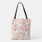 Tote Bag Fleurs printanières en fleurs (Dos)