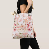 Tote Bag Fleurs printanières en fleurs (De près)