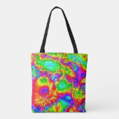 Tote Bag fleurs psychédéliques 2 (Dos)