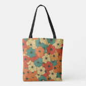 Tote Bag Fleurs rétro des années 1970 (Dos)