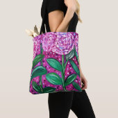 Tote Bag Fleurs roses (De près)