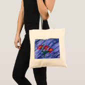 Tote Bag Fleurs roses (Devant (produit))