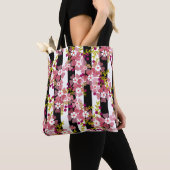 Tote Bag Fleurs roses (De près)