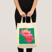 Tote Bag Fleurs roses (Devant (produit))