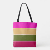 Tote Bag Fleurs roses chaudes (Dos)