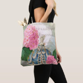 Tote Bag Fleurs roses Fourre-tout de Marie Antoinette (De près)