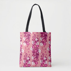 Tote Bag Fleurs roses roses : arrière - plan sans soudure.