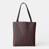 Tote Bag Fleurs rouges (Dos)