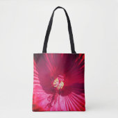 Tote Bag Fleurs rouges vives (Devant)