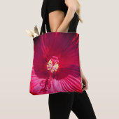Tote Bag Fleurs rouges vives (De près)