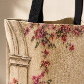 Tote Bag Fleurs rustiques vintage de l'architecture colonia