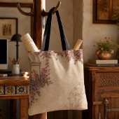Tote Bag Fleurs rustiques vintage de l'architecture colonia