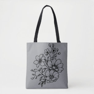 Tote Bag Fleurs sauvages