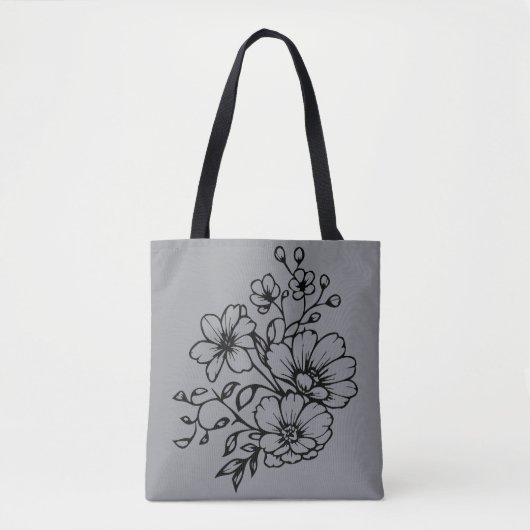 Tote Bag Fleurs sauvages (Devant)